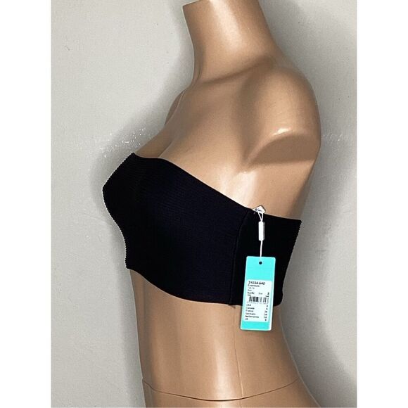 New. Seafolly black ribbed tube top. Small. Retails $70 - Picture 9 of 12